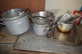 *Quantity of Pots, Pans, Colanders, Cutlery, etc.