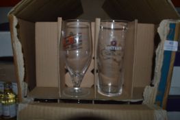 *24 Foster’s Pint Glasses etc.