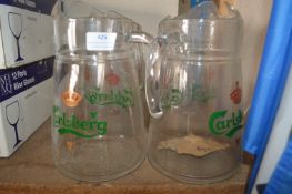 *Six Carlsberg 4 Pint Pitchers