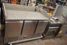 *Gastroline Preparation Countertop over Refrigerated Cabinet 100x140x70cm