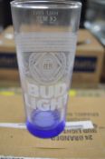 *~45 Bud Lite 1/2 Pint Glasses