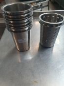 * 8 x S/S cups