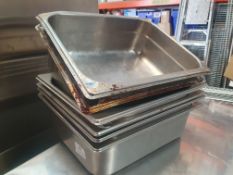 * 6 x 1/2 gastronomes