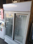 * Blizzard double upright glass door chiller
