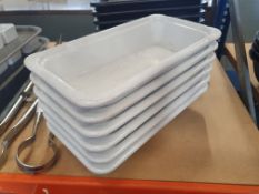 * 6 x ceramic gastros