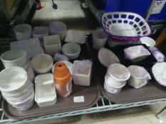 * selection of ramekins, bowls and plates