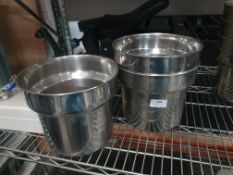 * 3 x bain marie inserts