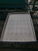 * box of food lables - item/batch/date