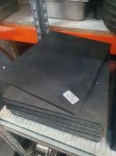 * 10 x large slate effect chilled display plates