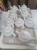 * 9 x tea pots