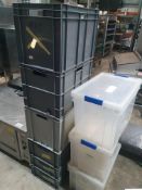 * storage boxes