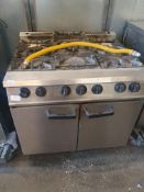 * Falcon 6 burger gas oven