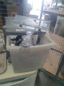 * box containing clips