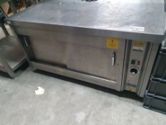 * hot cupboard with internal shelf - 1200w x 650d x 640h
