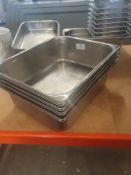 * 4 x 1/2 gastronomes