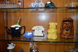 Biscuit Barrell, Money Boxes, etc.