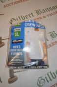 *Pack of Men’s Crewneck T-Shirts Size: XL