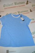 *Jack Wills Peach Feel Pale Blue T-Shirt Size: M