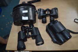 Three Pairs of Binoculars