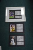 Three Football Photographs