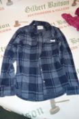 *Jachs Girlfriend of New York Blue Check Shirt Size: S