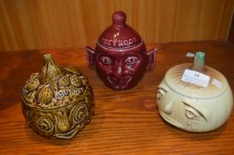 Sylvac Pickle Pots, etc.