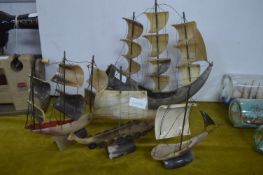 Four Pond Ships