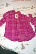 *Jachs Girlfriend of New York Pink Check Shirt Size: S