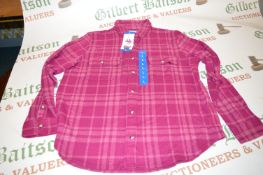 *Jachs Girlfriend of New York Pink Check Shirt Size: L