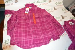 *Jachs Girlfriend of New York Pink Check Shirt Size: M
