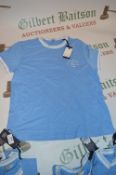 *Jack Wills Peach Feel Pale Blue T-Shirt Size: S