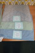 *Three Spa Classic Hand Towels (grey, green, and blue)