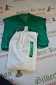 *Hilary Radley Emerald Green Top Size: XL and a Pair of Pinstripe Trousers Size: 16