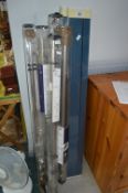 Assorted Curtain Poles and Roller Blinds
