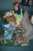 Garden Sprinklers, Birdbox, Curtain Tiebacks, etc.
