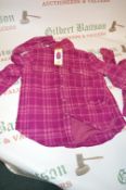 *Jachs Girlfriend of New York Pink Check Shirt Size: S