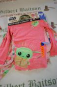 Star Wars Mandalorian Glitter 4pc Pyjama Set Size: 7 Years