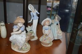Three Nadal Figures and One Unmarked
