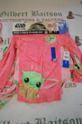 Star Wars Mandalorian Glitter 4pc Pyjama Set Size: 7 Years
