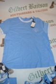 *Jack Wills Peach Feel Pale Blue T-Shirt Size: S