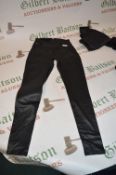 *Jezebel Black Leggings Size: M