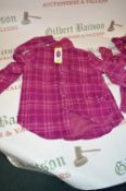 *Jachs Girlfriend of New York Pink Check Shirt Size: S