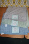 *Three Spa Classic Hand Towels (grey, green, and blue)