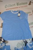 *Jack Wills Peach Feel Pale Blue T-Shirt Size: S