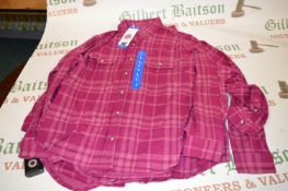 *Jachs Girlfriend of New York Pink Check Shirt Size: L