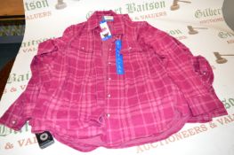 *Jachs Girlfriend of New York Pink Check Shirt Size: L