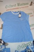 *Jack Wills Peach Feel Pale Blue T-Shirt Size: S