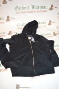 *Jack Wills Black Full Zip Hoodie Size: M