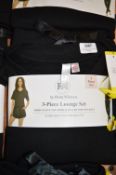 *Flora Nikrooz 3pc Black Lounge Set Size: S