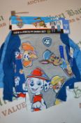 Paw Patrol Kid’s 4pc Glow in the Dark Pyjama Set Size: 7 years